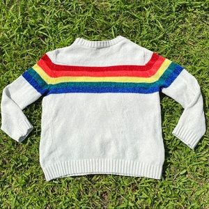 Rainbow Knitted Sweater 🌈 🧶